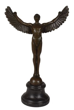 Lot #370 Icarus Statue - Image 1