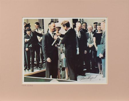 Lot #446 Alan Shepard Signed Photograph - Image 3