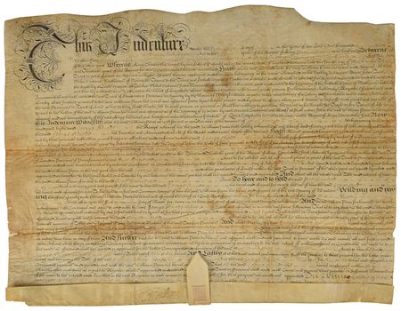 Lot #160 William Penn: Impressive 1685 Pennsylvania land grant - Image 1