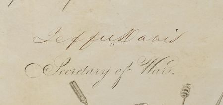 Lot #25 Franklin Pierce and Jefferson Davis: Military appointment by the commander-in-chief and the future Confederate president - Image 3