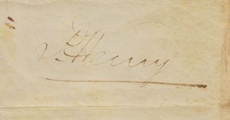 Lot #159 Patrick Henry Signed Document - Image 2