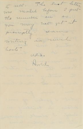 Lot #361 Amelia Earhart: Rare handwritten letter from Earhart concerning her part-time trucking business - Image 2