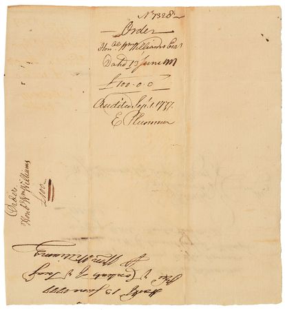 Lot #148 Oliver Ellsworth and William Williams: A pair of Connecticut delegates from the Second Continental Congress - Image 2