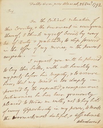 Lot #332 Charles Grey, 1st Earl Grey - Image 1