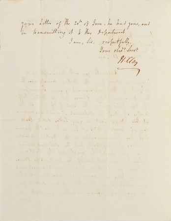 Lot #157 Henry Clay: Response to the seizure of American sailors accused of slave trading off the coast of Sierra Leone - Image 3