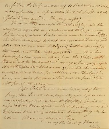 Lot #268 Tobias Lear Handwritten Letter Signed - Image 2
