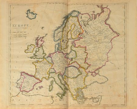 Lot #214 Mathew Carey: Rare 1816 edition of Carey's General Atlas, portraying America's westward expansion - Image 2