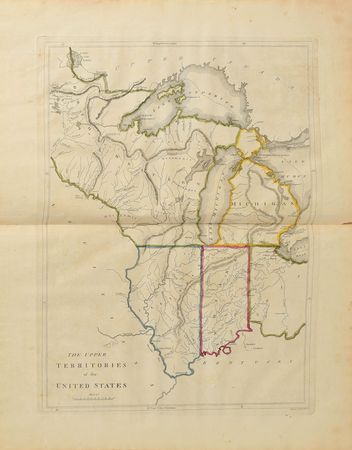 Lot #214 Mathew Carey: Rare 1816 edition of Carey's General Atlas, portraying America's westward expansion - Image 13