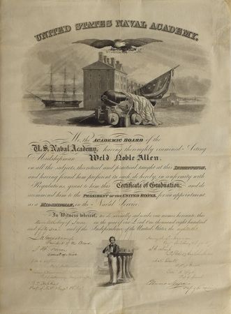 Lot #24 Franklin Pierce: Promotion for a future Civil War lieutenant commander - Image 2