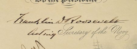 Lot #62 Franklin D. Roosevelt: As acting secretary of the Navy, FDR appoints a dental surgeon - Image 5