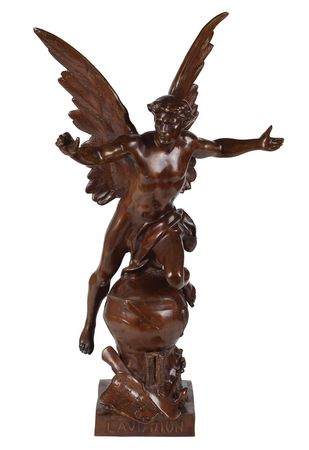 Lot #371 L'Aviation Statue - Image 1