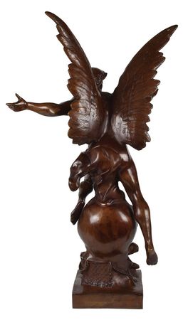 Lot #371 L'Aviation Statue - Image 2