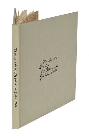 Lot #169 Alexander Graham Bell: Remarkable letter on Graham Bell's 