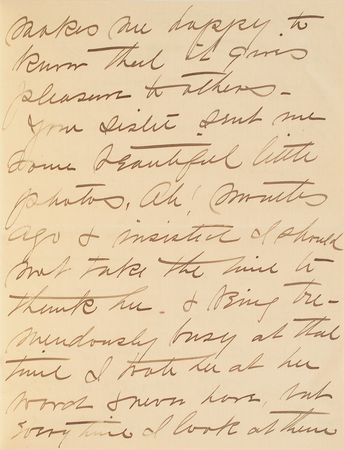 Lot #473 Jessie Willcox Smith Handwritten Letter Signed - Image 3