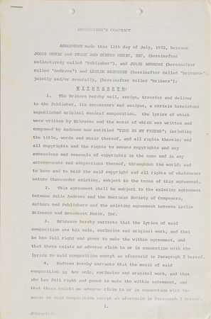 Lot #764 Julie Andrews Group Lot - Image 2