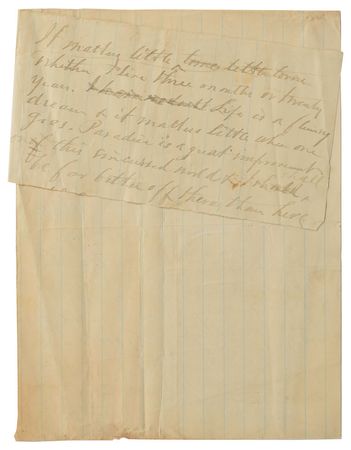 Lot #223 Charles Guiteau: President Garfield’s assassin prepares to publish: 
