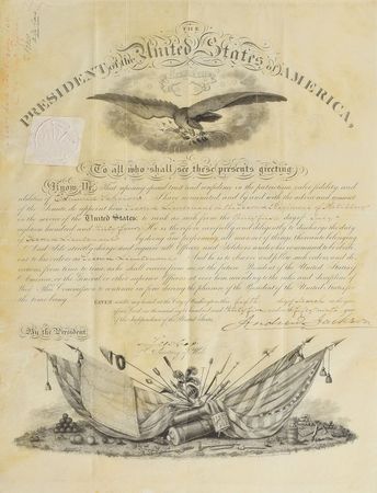 Lot #11 Andrew Jackson Signed Document