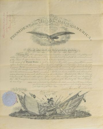Lot #26 James Buchanan Signed Document