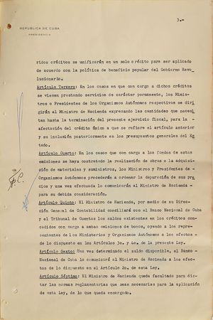 Lot #187 Fidel Castro Signed Document - Image 3