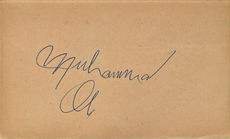 Lot #853 Muhammad Ali Signature - Image 1