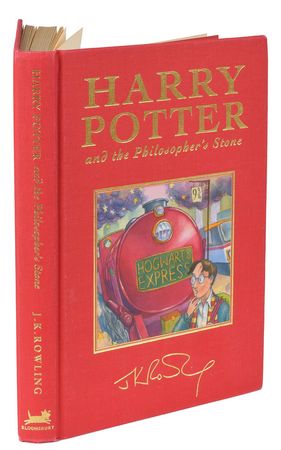 Lot #540 J. K. Rowling: Rare London 1st edition with photos of Rowling signing - Image 2