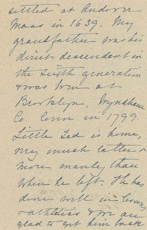 Lot #130 Edith K. Roosevelt: 