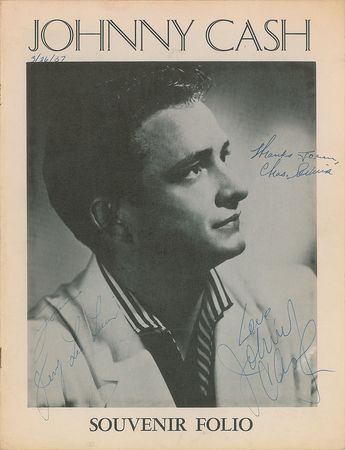 Lot #614 Johnny Cash and Jerry Lee Lewis Program - Image 1