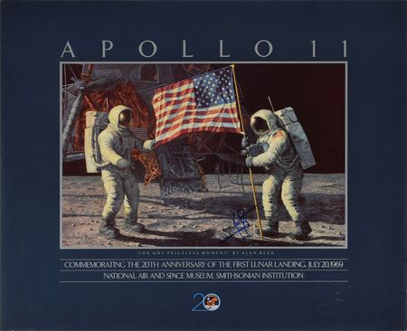 Lot #407 Neil Armstrong Poster - Image 1