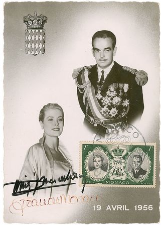Lot #282 Princess Grace and Prince Rainier - Image 1