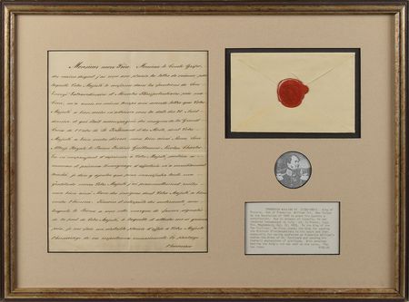 Lot #251 Frederick William IV Signed Letter - Image 1