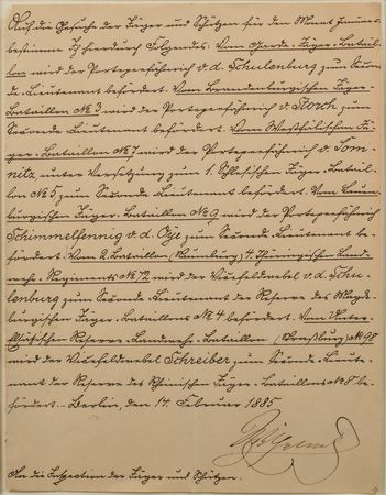 Lot #246 Emperor Wilhelm I Signed Letter - Image 2