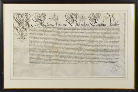 Lot #245 Emperor Ferdinand II Signed Document - Image 1
