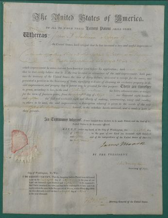 Lot #8 James Monroe and John Quincy Adams Signed Document - Image 2