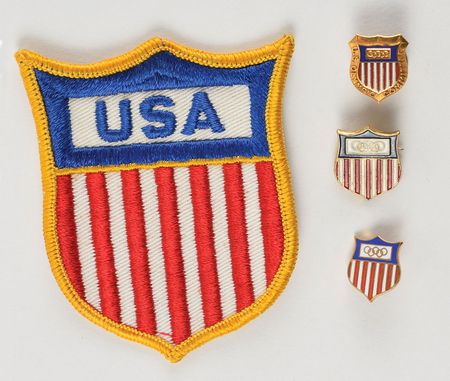 Lot #845  Olympic Medals and Pins - Image 1