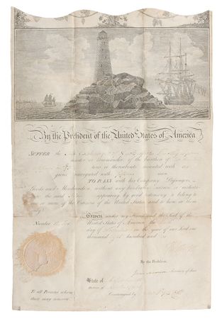 Lot #2 Thomas Jefferson and James Madison: