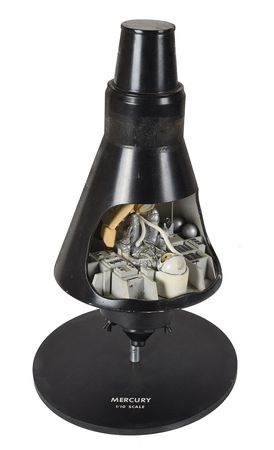 Lot #393 Mercury Capsule: Vintage educational model of the Mercury capsule - Image 1