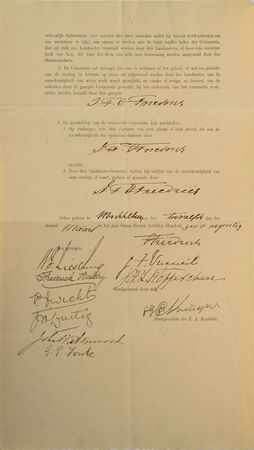 Lot #266 Paul Kruger Signed Documents - Image 2