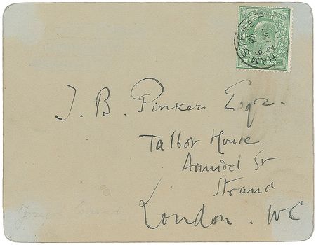 Lot #521 Joseph Conrad Handwritten Letter Signed - Image 2