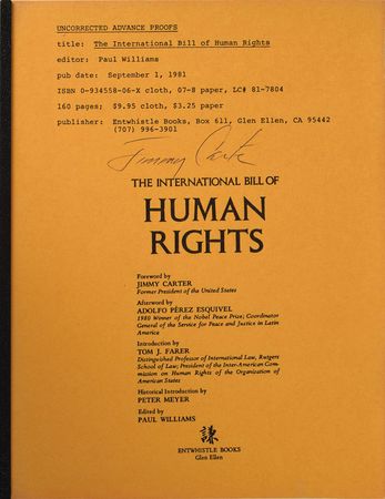 Lot #98 Jimmy Carter Book - Image 1