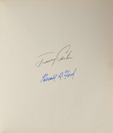 Lot #110 Gerald Ford and Jimmy Carter Book - Image 1