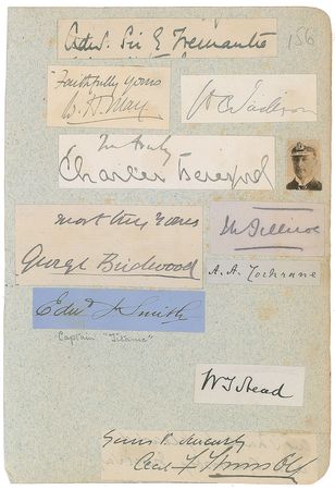 Lot #213 Titanic: Edward J. Smith: Rare