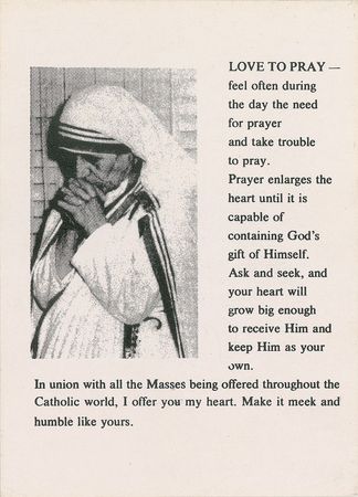 Lot #274 Mother Teresa Typed Letter Signed - Image 2