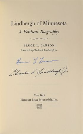 Lot #364 Charles Lindbergh Book - Image 1