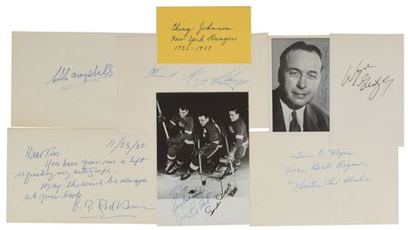 Lot #867 Hockey: Hockey greats highlighted by King Clancy, Ching Johnson, and Red Horner - Image 1