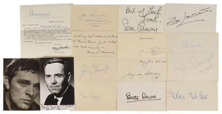 Lot #700 Actors and Actresses: Over 1,000 signatures, including Karloff, Hayward, Mansfield, and Lahr - Image 2