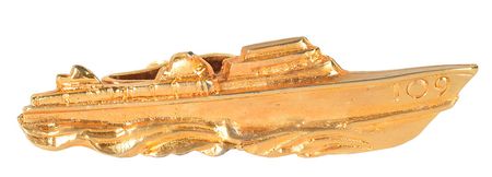 Lot #9061 Evelyn Lincoln's Personally-Owned PT-109 Tie Clip - Image 1