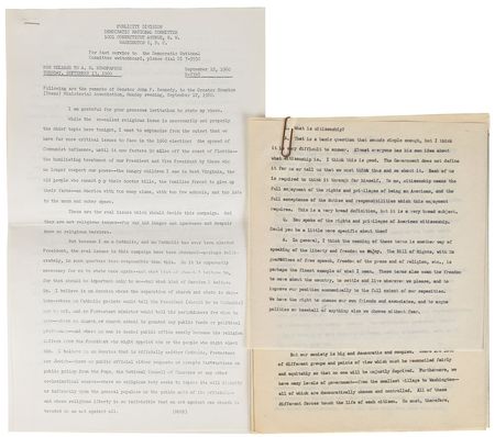 Lot #9013 John F. Kennedy Collection of (8) Senate File Papers - Image 2