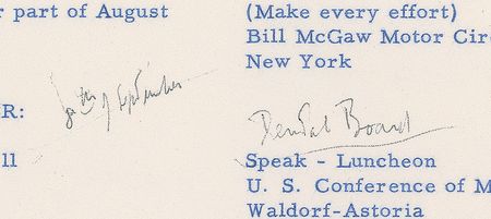 Lot #9014 John F. Kennedy's Personal Senate File Schedule With Hand Annotations - Image 2