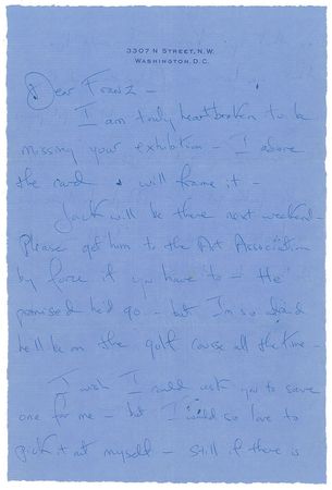Lot #9018 Jacqueline Kennedy 1959 Autograph Letter Signed - Image 1