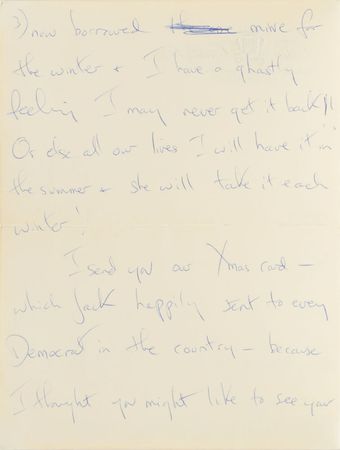 Lot #9019 Jacqueline Kennedy 1960 Autograph Letter Signed - Image 2